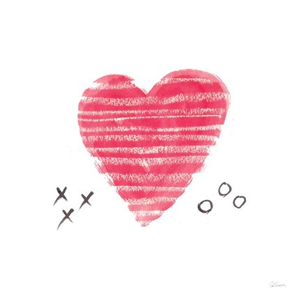 Framed Xs and Os Print