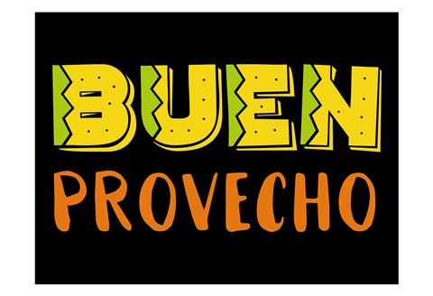 Framed Buen Provecho Print