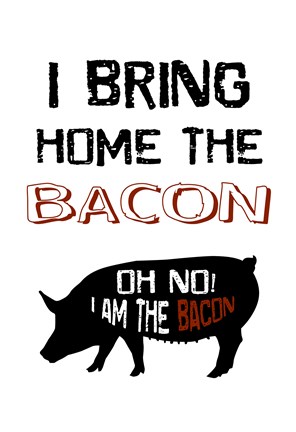 Framed Bacon Boss Print