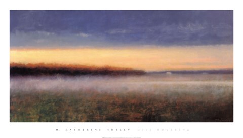 Framed Mist Hovering Print