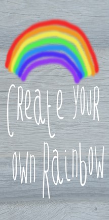Framed Your Own Rainbow Print