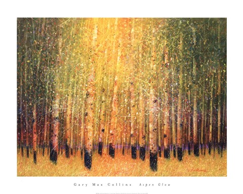 Framed Aspen Glow Print