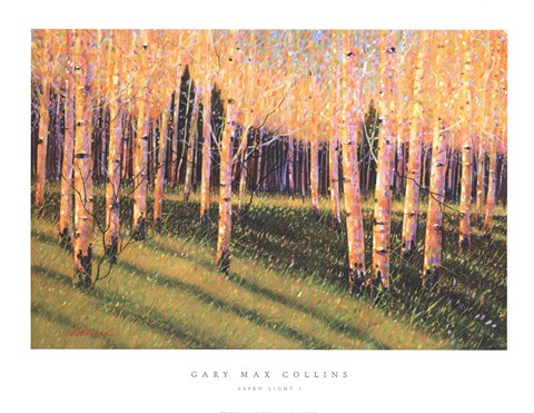 Framed Aspen Light (Left) Print