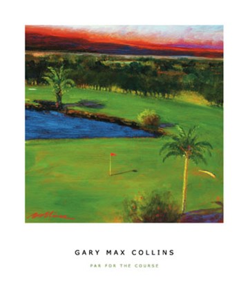 Framed Par for the Course Print