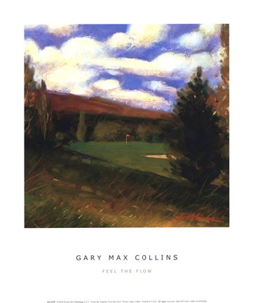 Framed Feel the Flow Print