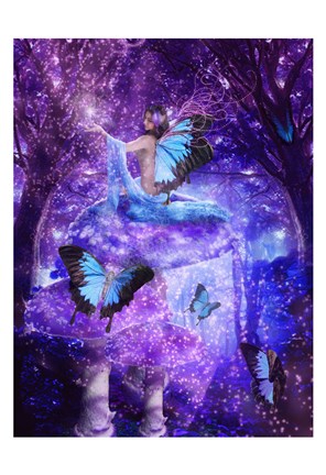 Framed Sky Fairy Print