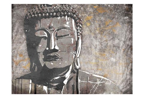 Framed Neutral Buddha Print