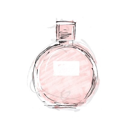 Framed Pink Perfume Mate Print