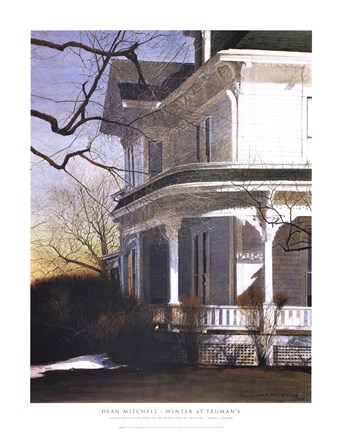 Framed Winter at Truman's Print