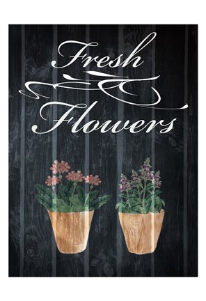 Framed Fresh Organics 2 Print