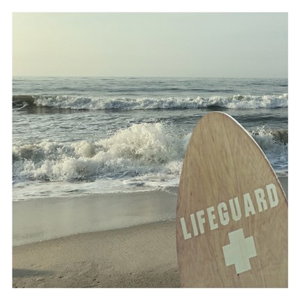 Framed Vigilant Lifeguard Print