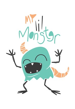 Framed My Lil Monster Print