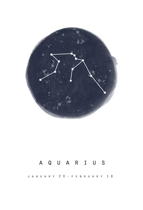 Framed Aquarius Print