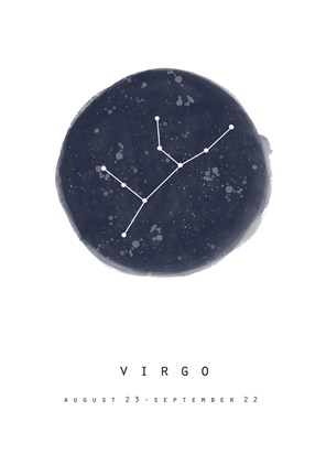 Framed Virgo Print