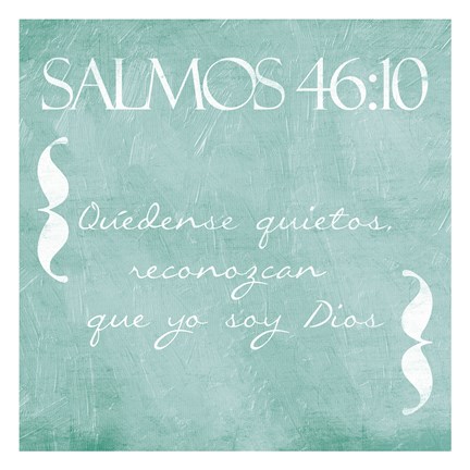 Framed Salmos Quedense Mint Print