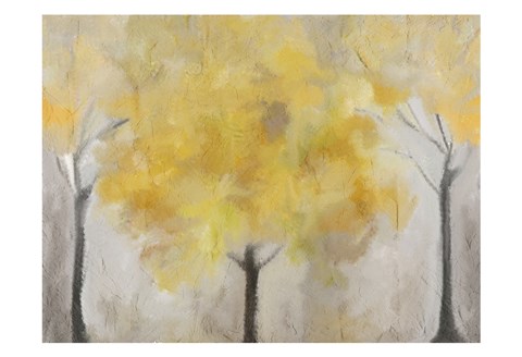 Framed Yellow Grove Print