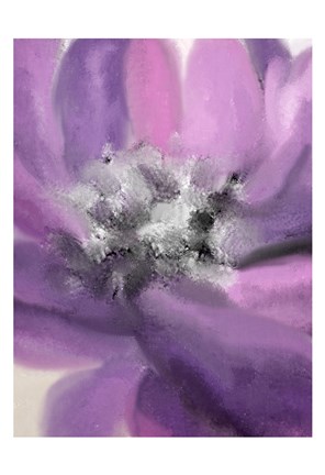 Framed Blooming Purple Print