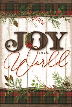 Framed Joy to the World Print