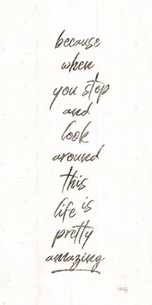 Framed Life is Pretty Amazing Print