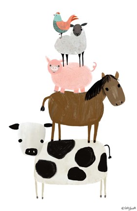 Framed Farm Buddies Print