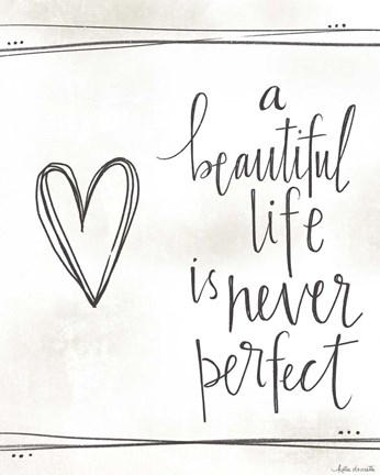 Framed Beautiful Life Print