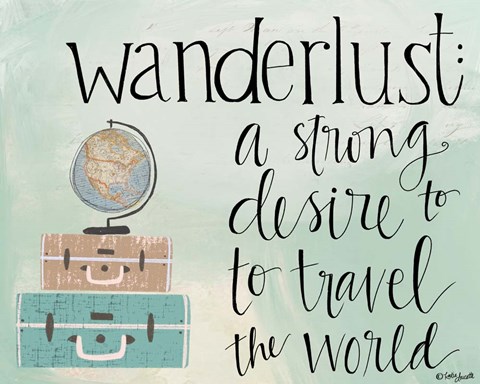 Framed Wanderlust Print