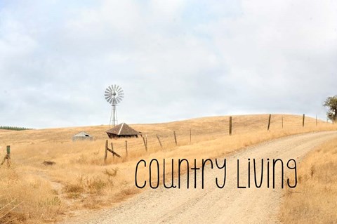 Framed Country Living Print