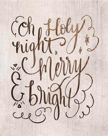 Framed Holy Night Print