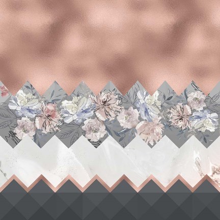 Framed Scandinavian Pink Print