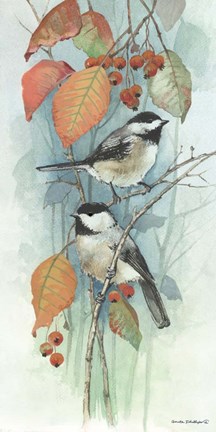 Framed New Chickadee I Print