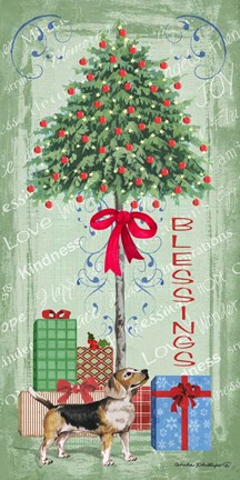 Framed Half Tree II Print