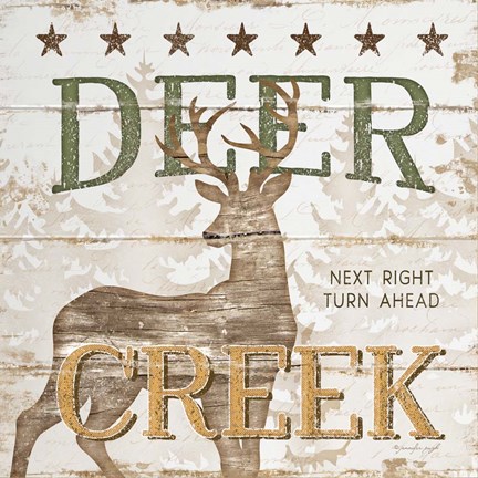 Framed Deer Creek Print