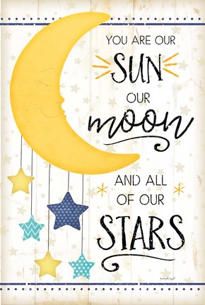 Framed You Are Our Sun Print