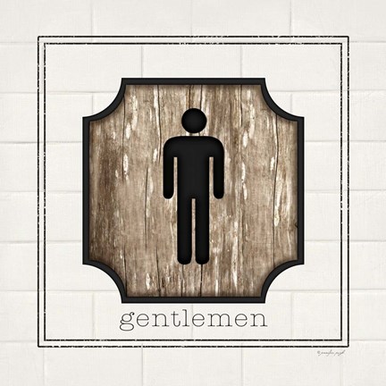 Framed Gentlemen Print