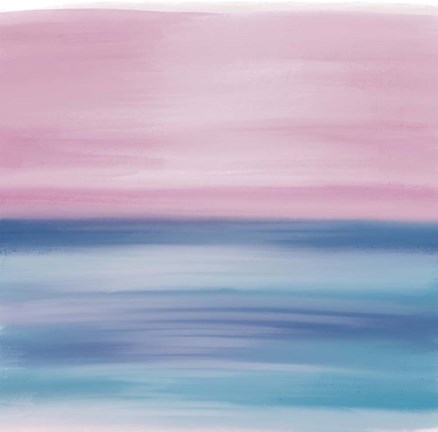 Framed Abstract Beach Print