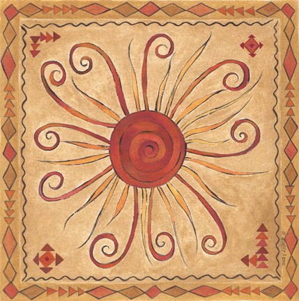 Framed Desert Sun Print