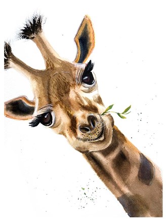 Framed Giraffe Print