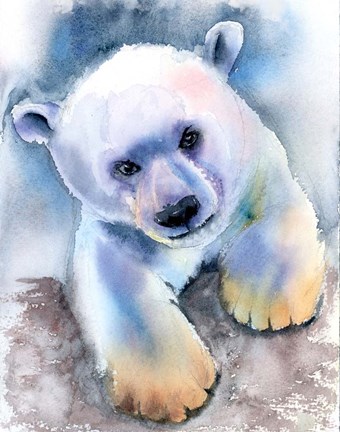 Framed Polar Bear Print