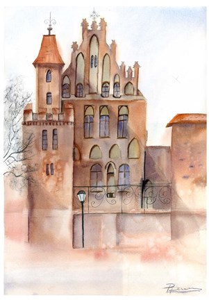 Framed Castle Print