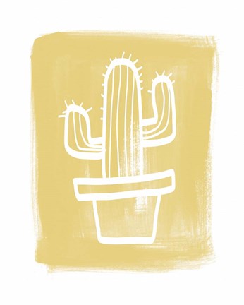 Framed Southwest Cactus II Print