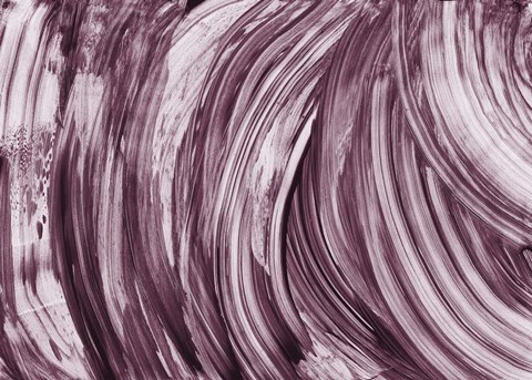 Framed Purple Wave Print
