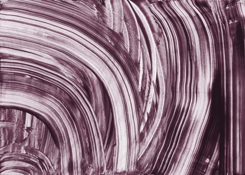 Framed Purple Wave II Print