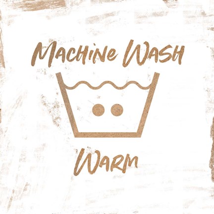 Framed Machine Wash - Warm Print