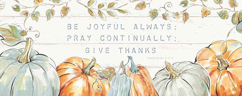 Framed Pumpkin Patch XV Print