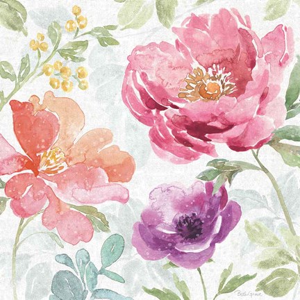 Framed Springtime Bloom III Print