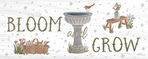 Framed Blooming Garden VIII Print