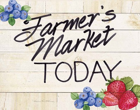 Framed Life on the Farm Sign II v2 Print