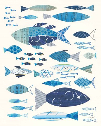 Framed Go With the Flow II Print