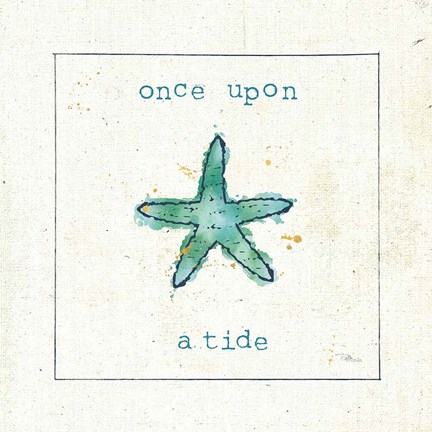 Framed Sea Treasures III - Once Upon a Tide Print