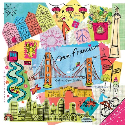 Framed Global Travel XI Print